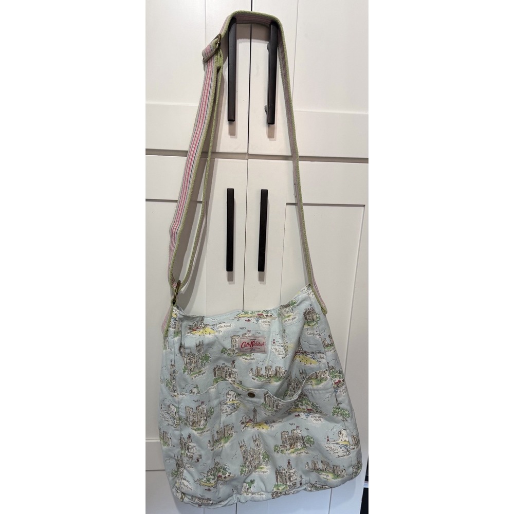 Cath Kidston The Little Tripper Canvas Tote Messenger Bag London Landmarks